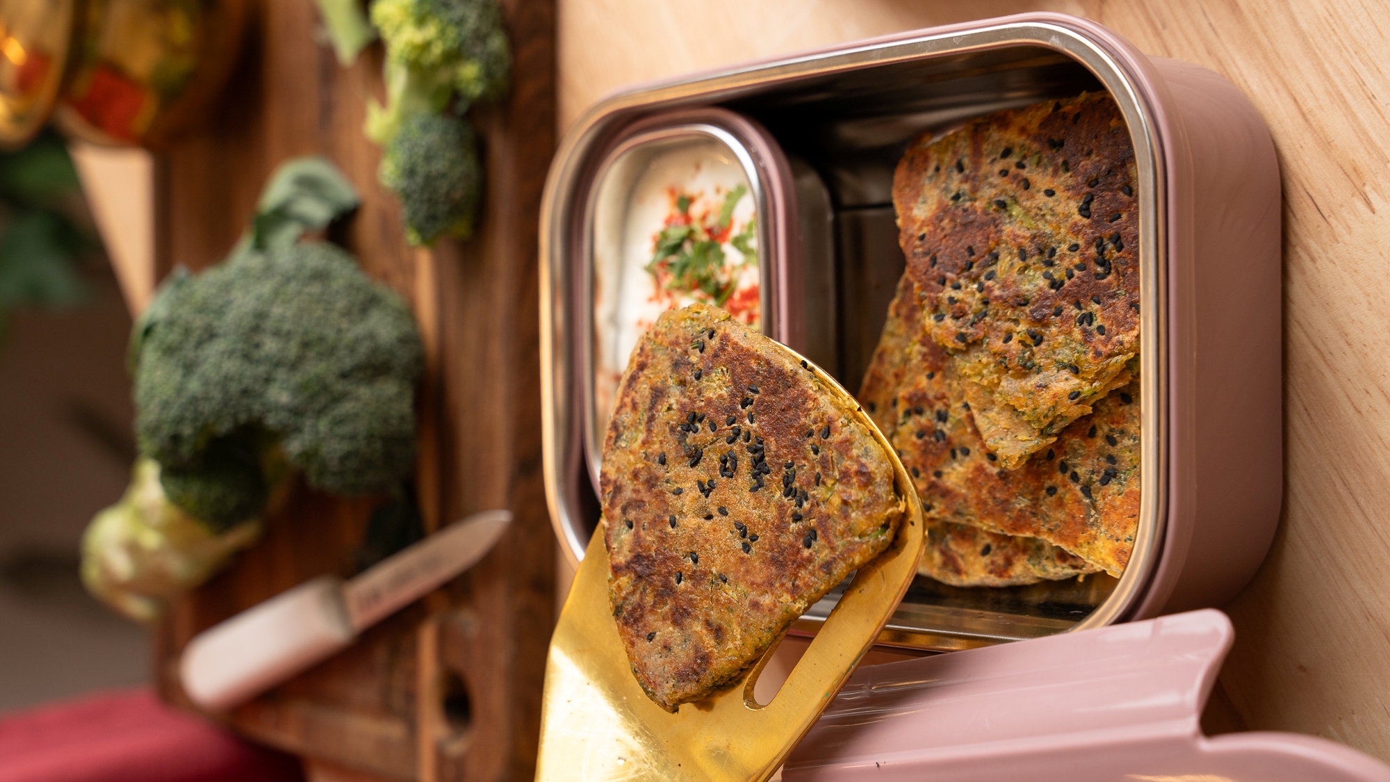 Broccoli Chana Kebab